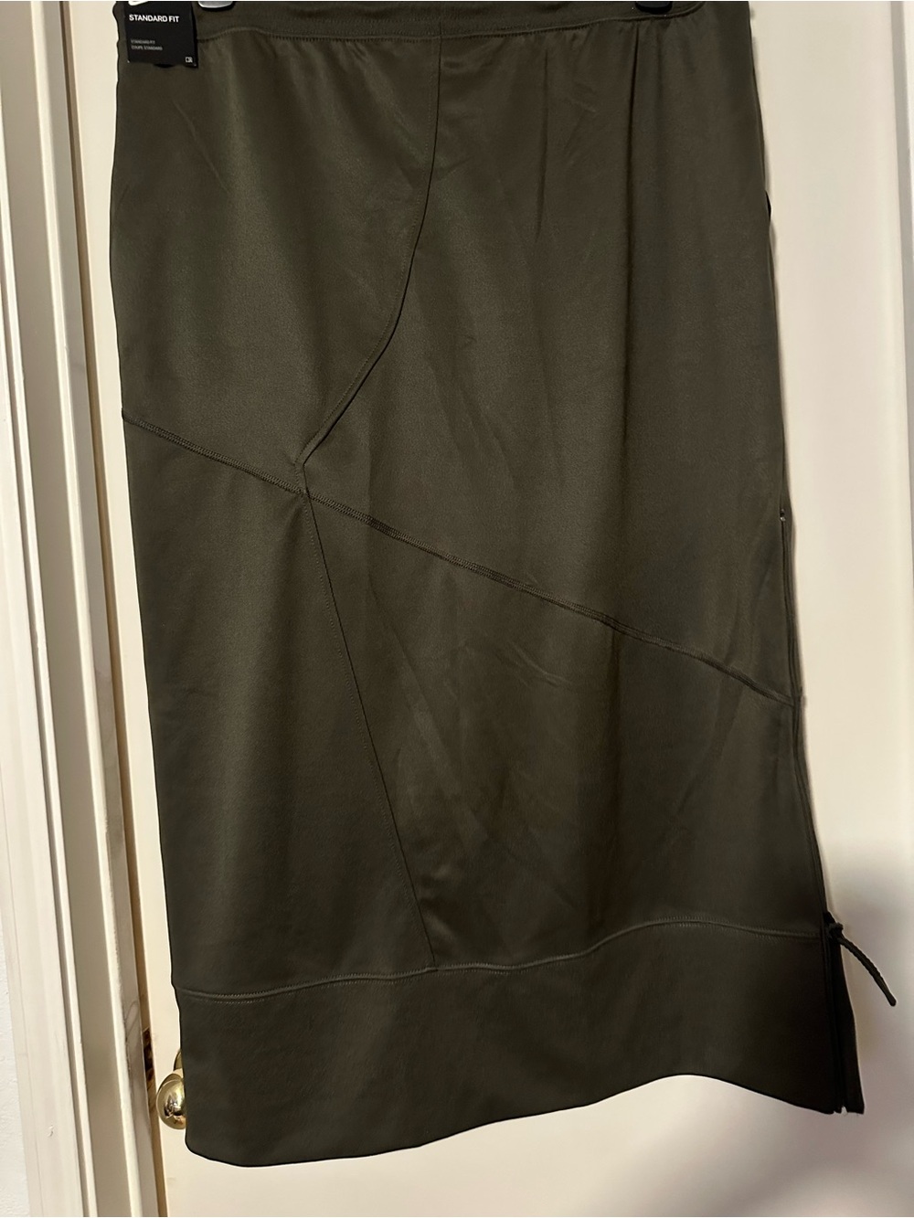 Nike Olive Drawstring Athletic Skirt - Picture 2 of 7